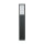 Borne déclairage IP44 GU10 45 cm noir blanc aluminium