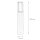 Borne déclairage IP44 GU10 45 cm noir blanc aluminium