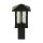 Lampe de socle noire 45 cm IP44 E27 aluminium verre