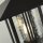 Lampe de socle noire 45 cm IP44 E27 aluminium verre