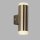 Applique murale LED extérieure Up Down IP44 en laiton antique petite
