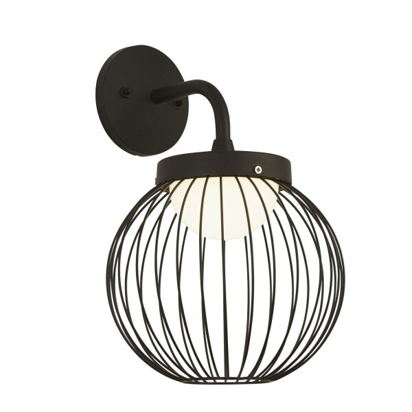 Applique murale extérieure LED IP44 noire blanche 3000 K 1460 lm