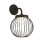 Applique murale ext&eacute;rieure LED IP44 noire blanche 3000 K 1460 lm