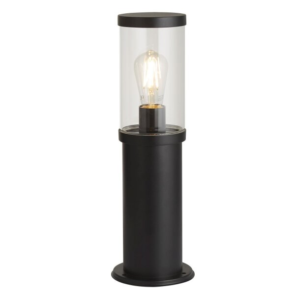 Borne déclairage IP44 E27 45 cm Noir Clair Chemin de jardin