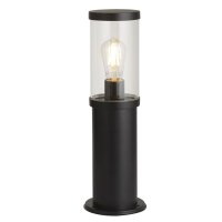 Borne déclairage IP44 E27 45 cm Noir Clair Chemin...