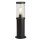 Borne déclairage IP44 E27 45 cm Noir Clair Chemin de jardin