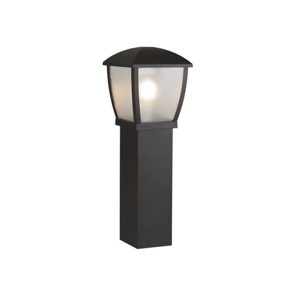 Lampe dallée IP44 noire E27 73 cm aluminium jardin terrasse