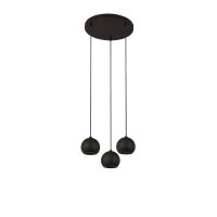 Lampe à suspendre 3 flammes Noir GU10 Ø 39...