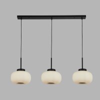 Lampe à suspendre 3 flammes L : 104 cm verre...
