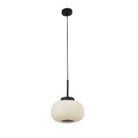 Lampe à suspendre verre métal Ø 24...