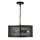 Suspension Noir Ø 45 cm en métal mesh 3x E27 Retro