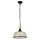 Suspension noir verre métal Ø 27 cm H : max. 1,2 m