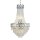 Lustre en cristal Ø 38 cm H : max. 128 cm réglable