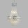 Lustre en cristal Ø 38 cm H : max. 128 cm réglable