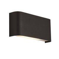 Applique murale LED Up Down Noir 3000 K M&eacute;tal...