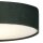 Plafonnier rond Ø 38 cm H : 10 cm Abat-jour velours vert 2x E27