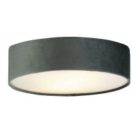 Plafonnier velours Abat-jour rond &Oslash; 38 cm petit...