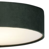 Plafonnier velours Abat-jour rond Ø 50cm H : 10cm...