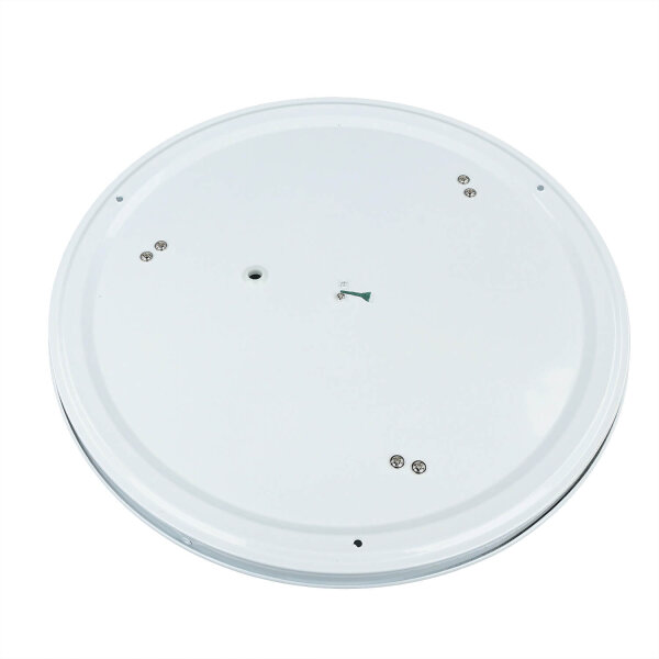 Plafonnier rond Ø 50cm H : 10cm Abat-jour rose velours 3x E27