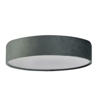 Plafonnier rond Ø 50 cm H : 10 cm Gris velours...