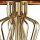 Lampe de table or noir hauteur 72 cm E27 métal satiné