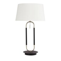 Lampe de table Abat-jour velours Interrupteur à...
