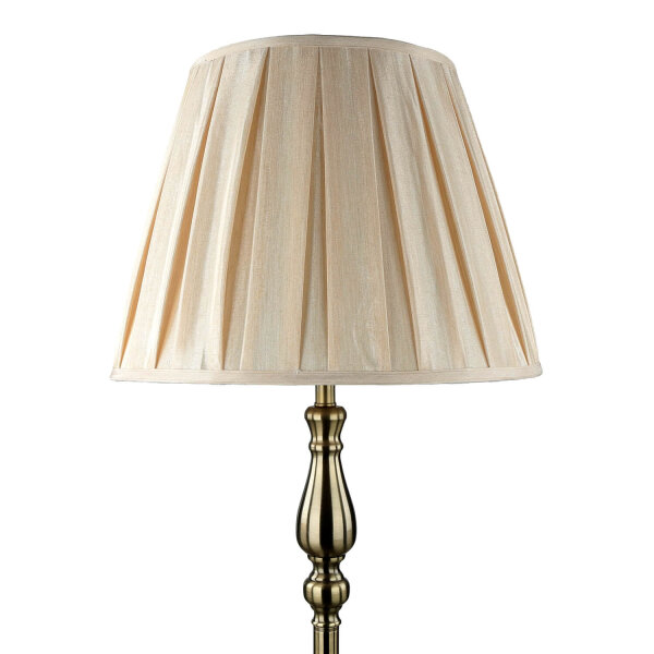Lampadaire Salon en laiton antique brun E27 164 cm