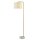 Lampadaire Marbre Socle 155 cm petit or antique blanc E27