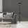 Lampadaire LED Lampe de lecture 180 cm noir 3000 K 1887 lm