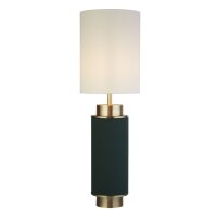 Lampe de table E27 72 cm de haut Tissu Métal Vert...