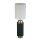 Lampe de table E27 72 cm de haut Tissu Métal Vert Blanc Laiton