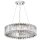 Grande lampe LED suspendue cristal IP44 r&eacute;glable en hauteur