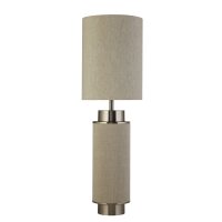 Lampe de table tissu métal hauteur 72 cm...