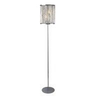 Lampadaire Cristal Métal H : 152 cm Chrome Clair...