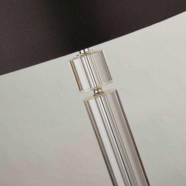 Lampe de chevet E27 62 cm Ø 35 cm Tissu Verre SAMUEL
