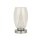 LED Lampe de table petite H : 20,5 cm Ø 11,5 cm Chrome Clair