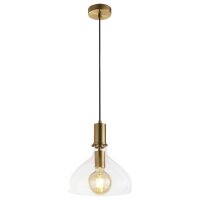 Lampe à suspendre verre métal Ø 25...