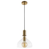 Lampe à suspendre verre métal Ø 25...
