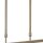 Suspension métal allongée L : 90 cm en argent-or E27