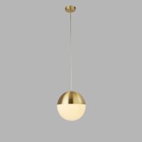Lampe à suspendre ronde Ø 25 cm en laiton...