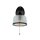 Applique vintage avec interrupteur H : 24,5 cm E27 Noir
