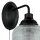Applique vintage avec interrupteur H : 24,5 cm E27 Noir