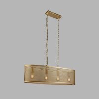 Lampe à suspendre en métal Mesh L : 91 cm...