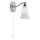 Applique murale avec interrupteur IP44 G9 verre métal salle de bain