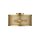 Plafonnier métal Ø 45 cm H : 24 cm rond 3x E27 or