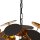 Lampe à suspendre Noir Or Ø47cm H : max. 135cm 4x E14 Métal