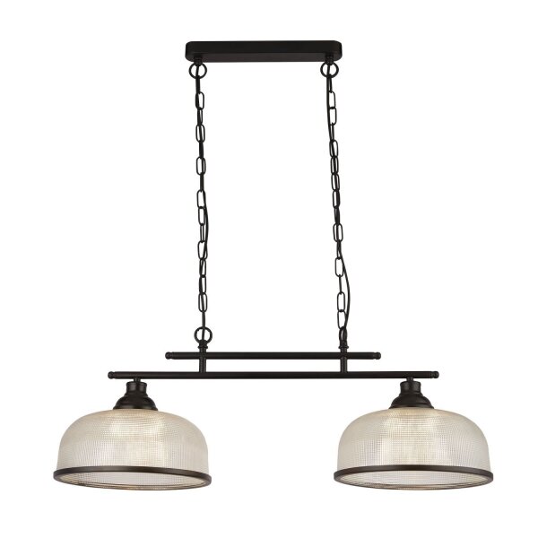 Lampe de billard Table de salle à manger L : 75 cm E27 réglable Noir
