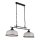Lampe de billard Table de salle à manger L : 75 cm E27 réglable Noir