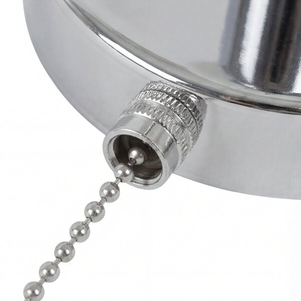 Applique salle de bain IP44 blanc chrome avec interrupteur H : 21 cm