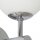 Applique salle de bain IP44 blanc chrome avec interrupteur H : 21 cm